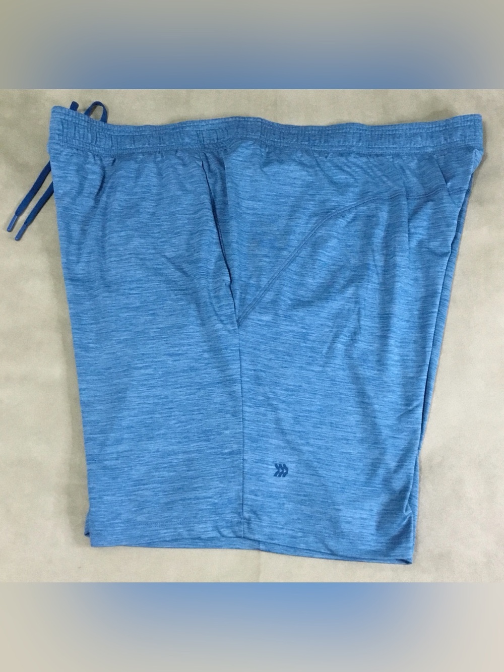 Men's Blue Performance Drawstring Shorts - M509